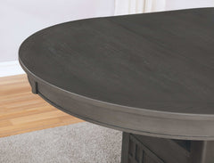 Lavon Medium Grey Dining Table w/ Storage - Ornate Home