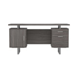 Lawtey Weathered Grey Floating Top Office Desk - Ornate Home