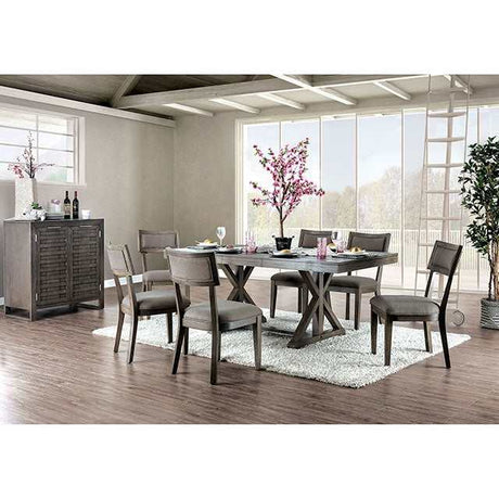 Leeds Gray Dining Table - Ornate Home