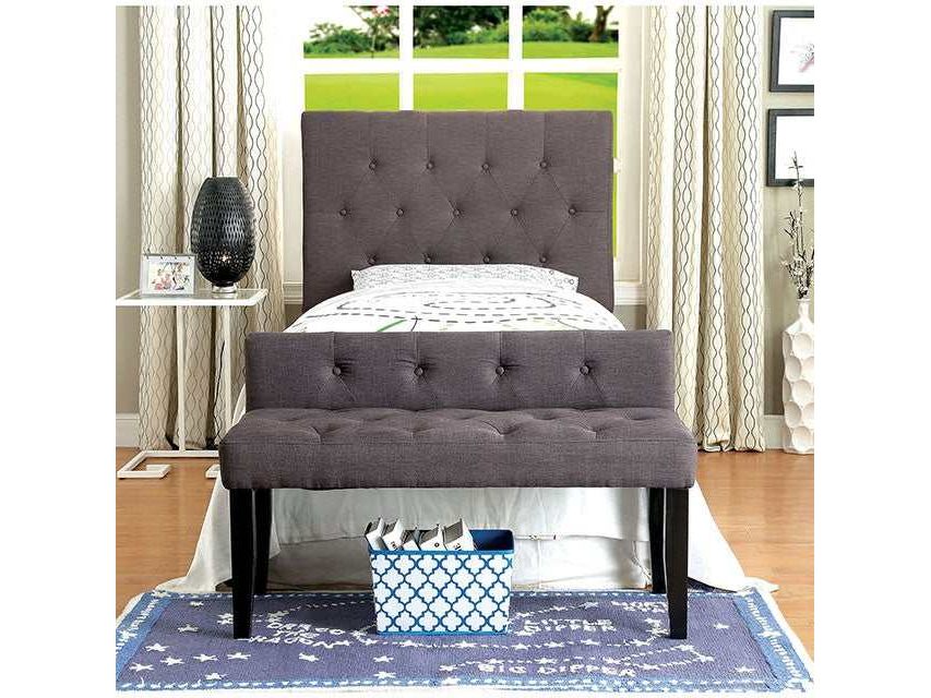 Leeroy Gray Twin Headboard - Ornate Home