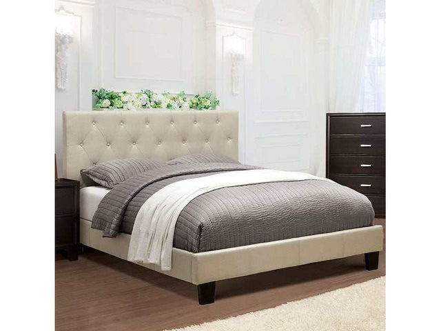 Leeroy Ivory Twin Bed - Ornate Home