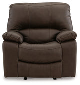 Leesworth Dark Brown Power Rocker Recliner - Ornate Home