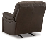 Leesworth Dark Brown Power Rocker Recliner - Ornate Home