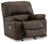Leesworth Dark Brown Power Rocker Recliner - Ornate Home