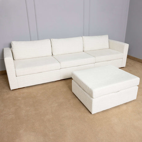 Lego Divan Ivory Modular Sectional Pre-Sets - Ornate Home