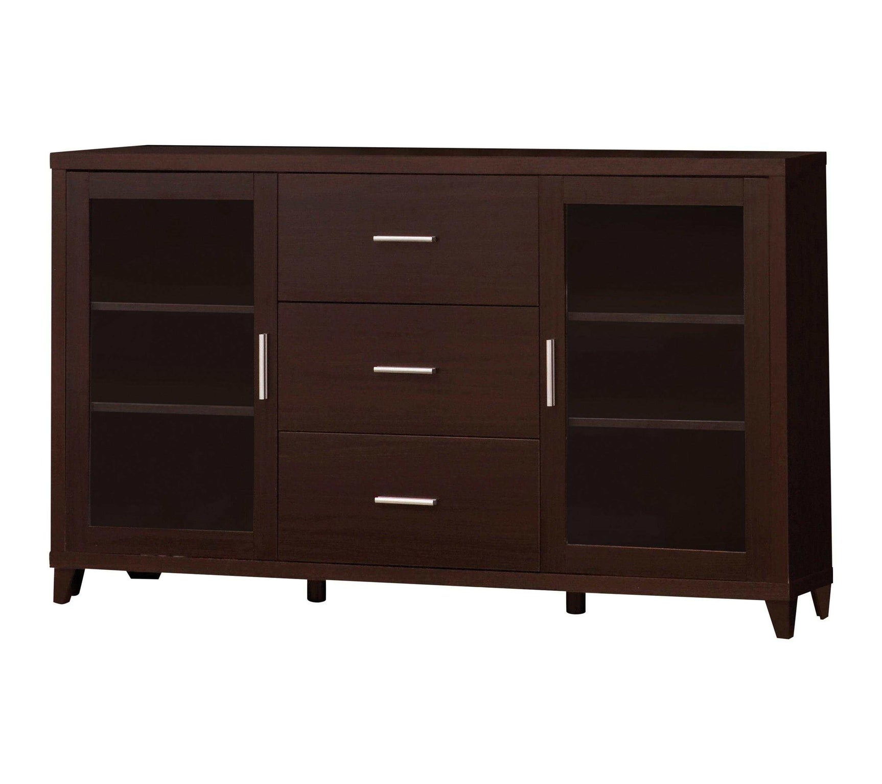 Lenda Cappuccino 4pc Entertainment Center - Ornate Home