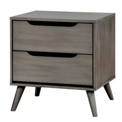 Lennart Gray Nightstand - Ornate Home