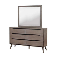 Lennart Gray Rectangular Mirror - Ornate Home