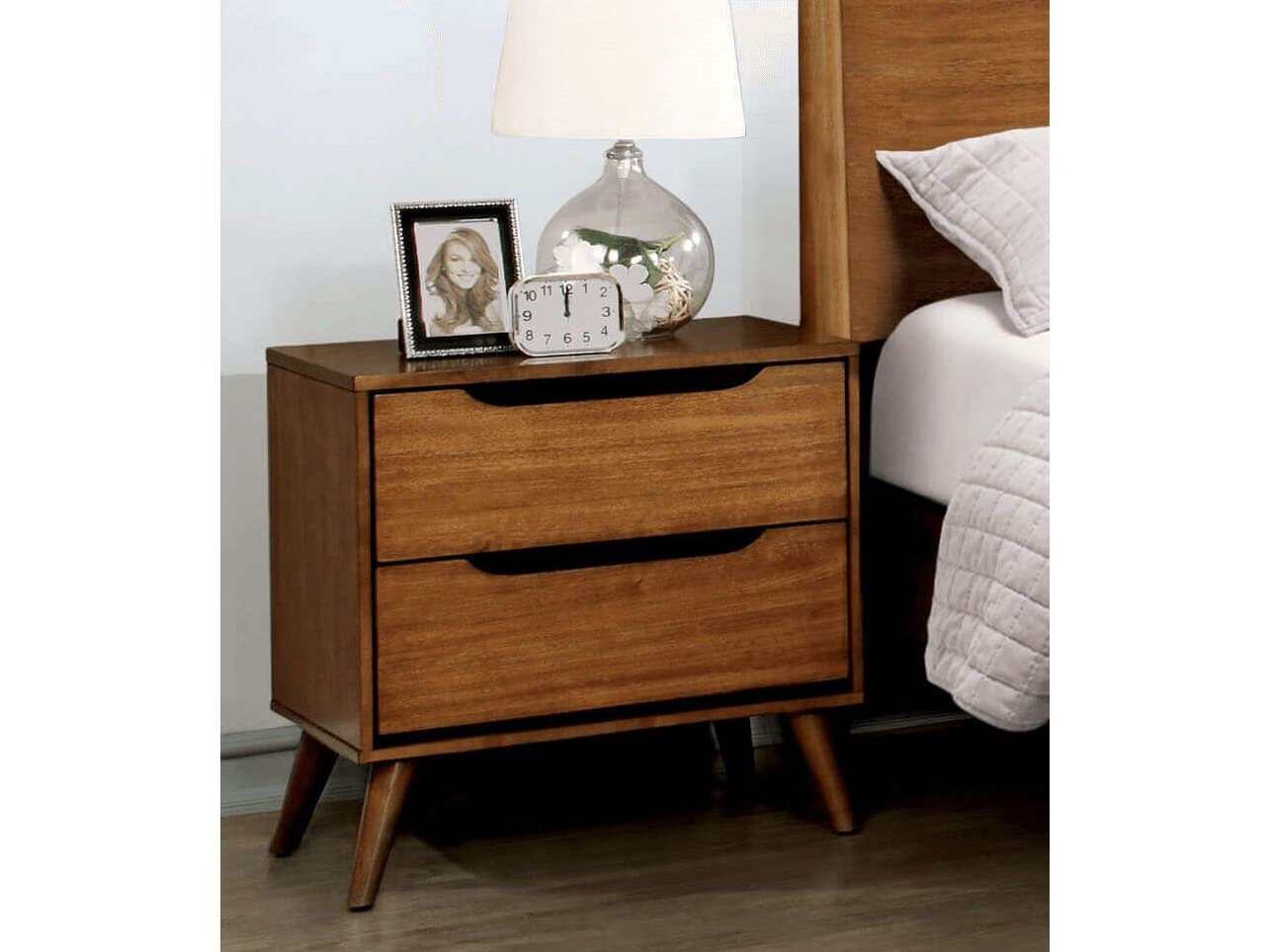 Lennart Oak Nightstand - Ornate Home