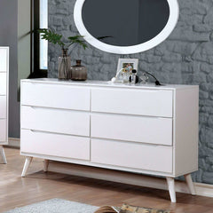 Lennart White Dresser - Ornate Home