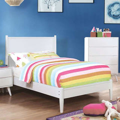 Lennart White Full Bed - Ornate Home