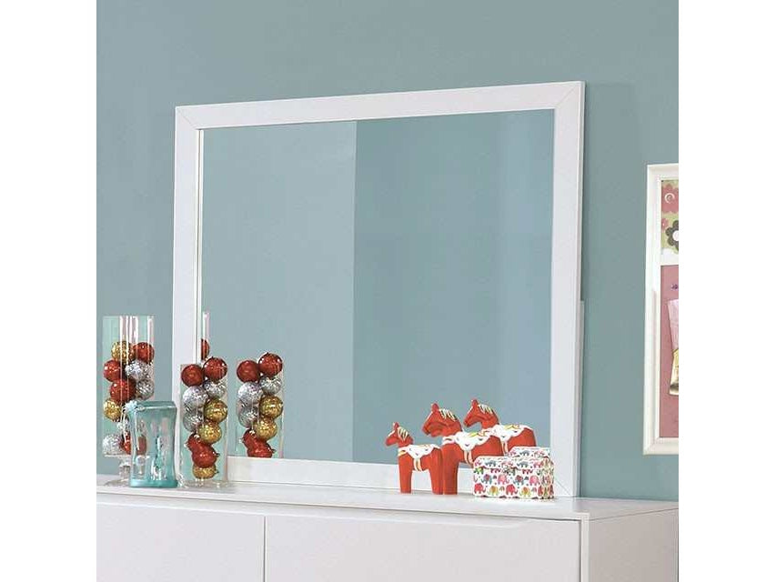 Lennart White Mirror - Ornate Home