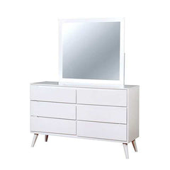 Lennart White Mirror - Ornate Home