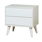 Lennart White Nightstand - Ornate Home