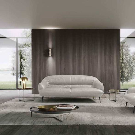 Leonia Genuine Leather Loveseat - Ornate Home