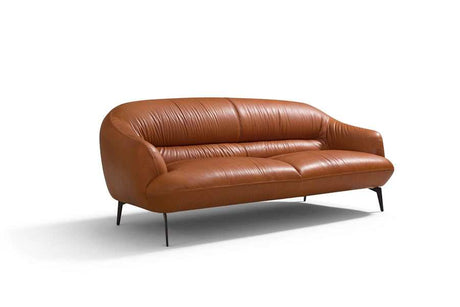 Leonia Genuine Leather Loveseat - Ornate Home