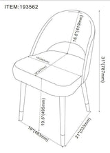 Lindsey Black Side Chairs (Set of 2) - Ornate Home