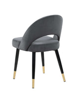 Lindsey Grey Side Chairs (Set Of 2) - Ornate Home