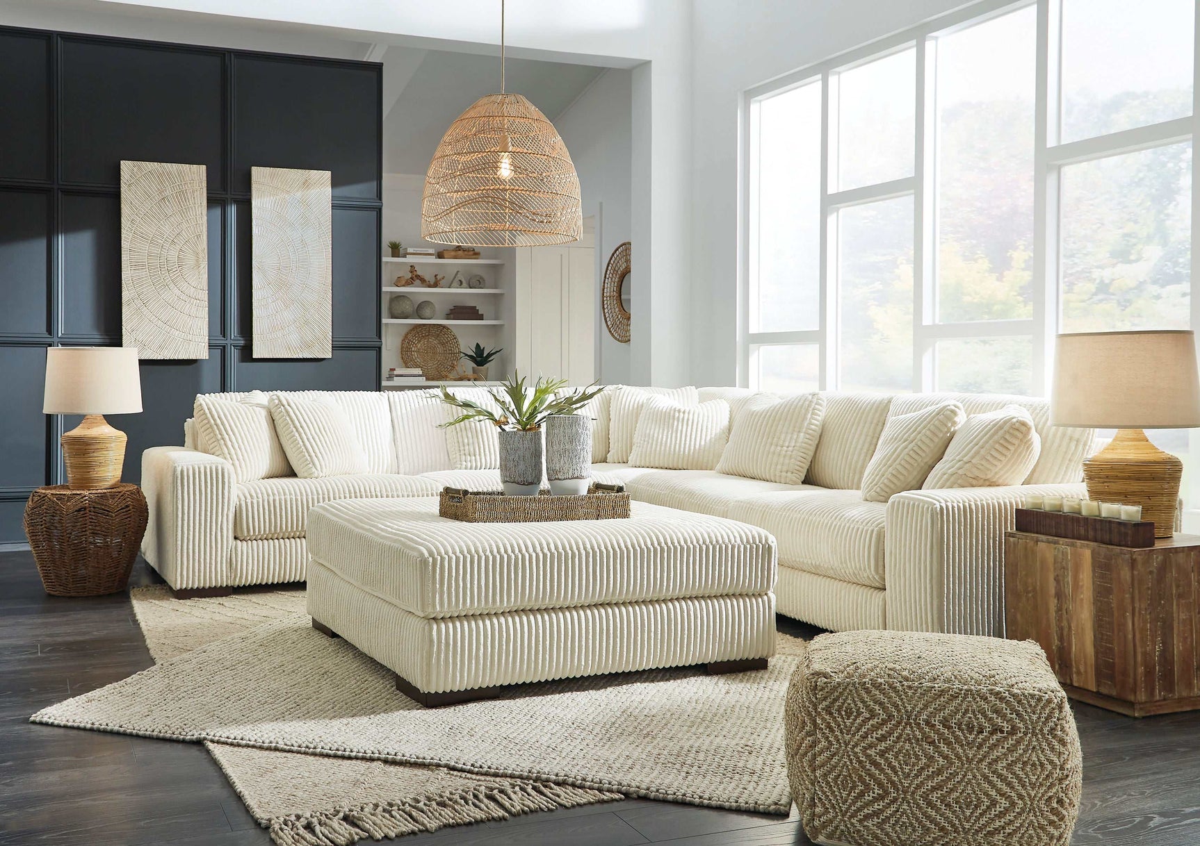 Lindyn Ivory Modular Sectional Units - Ornate Home