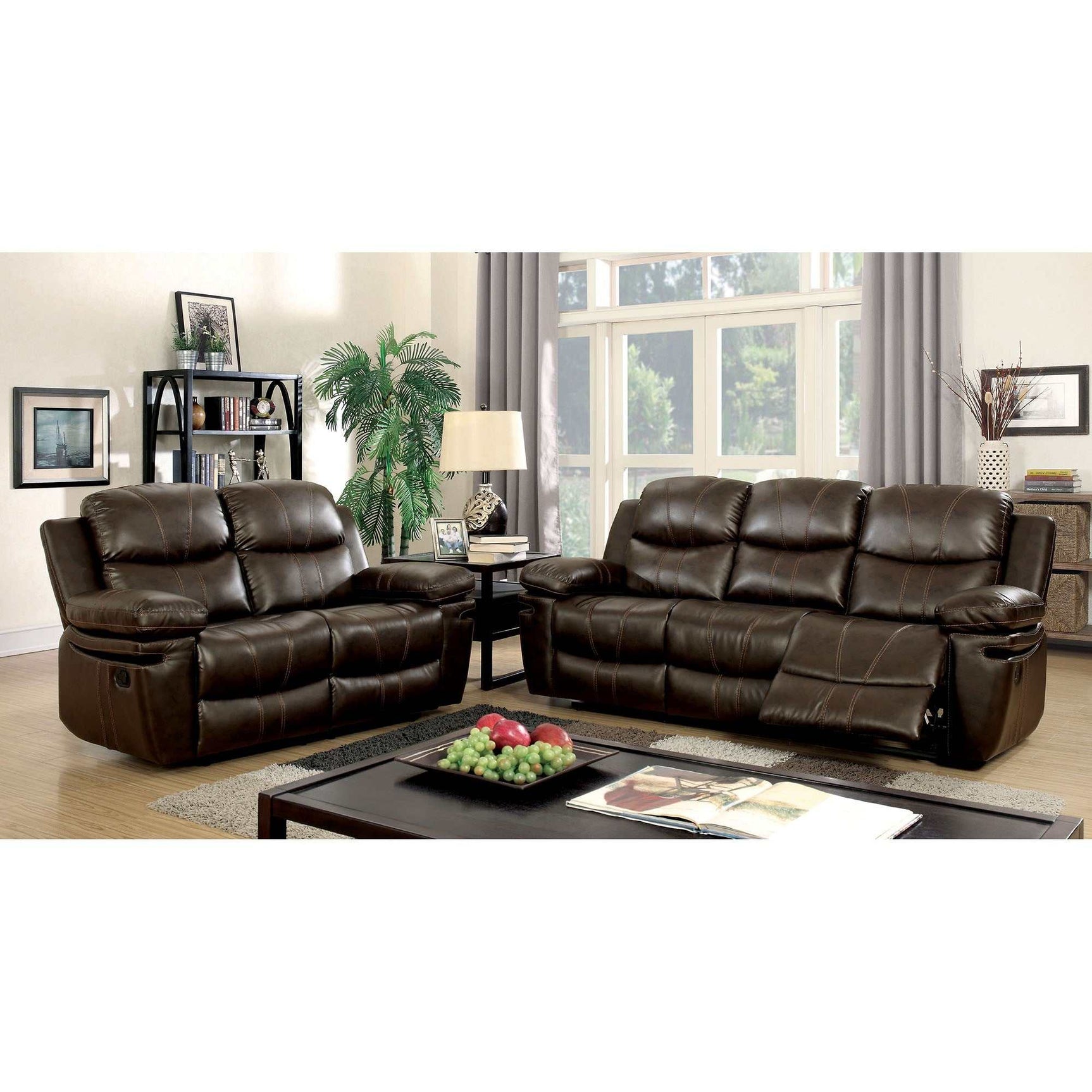 Listowel Brown Loveseat - Ornate Home