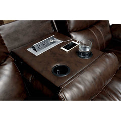 Listowel Brown Loveseat - Ornate Home