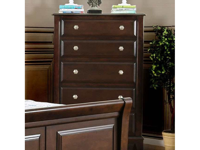 Litchville Brown Cherry Chest - Ornate Home