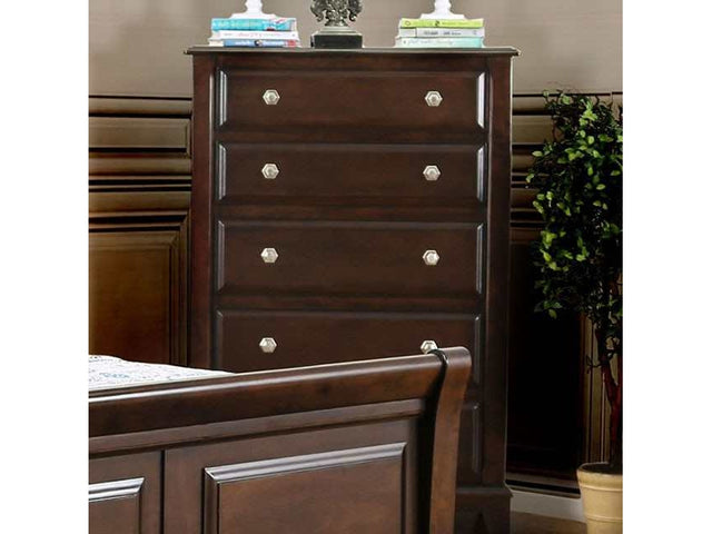 Litchville Brown Cherry Chest - Ornate Home