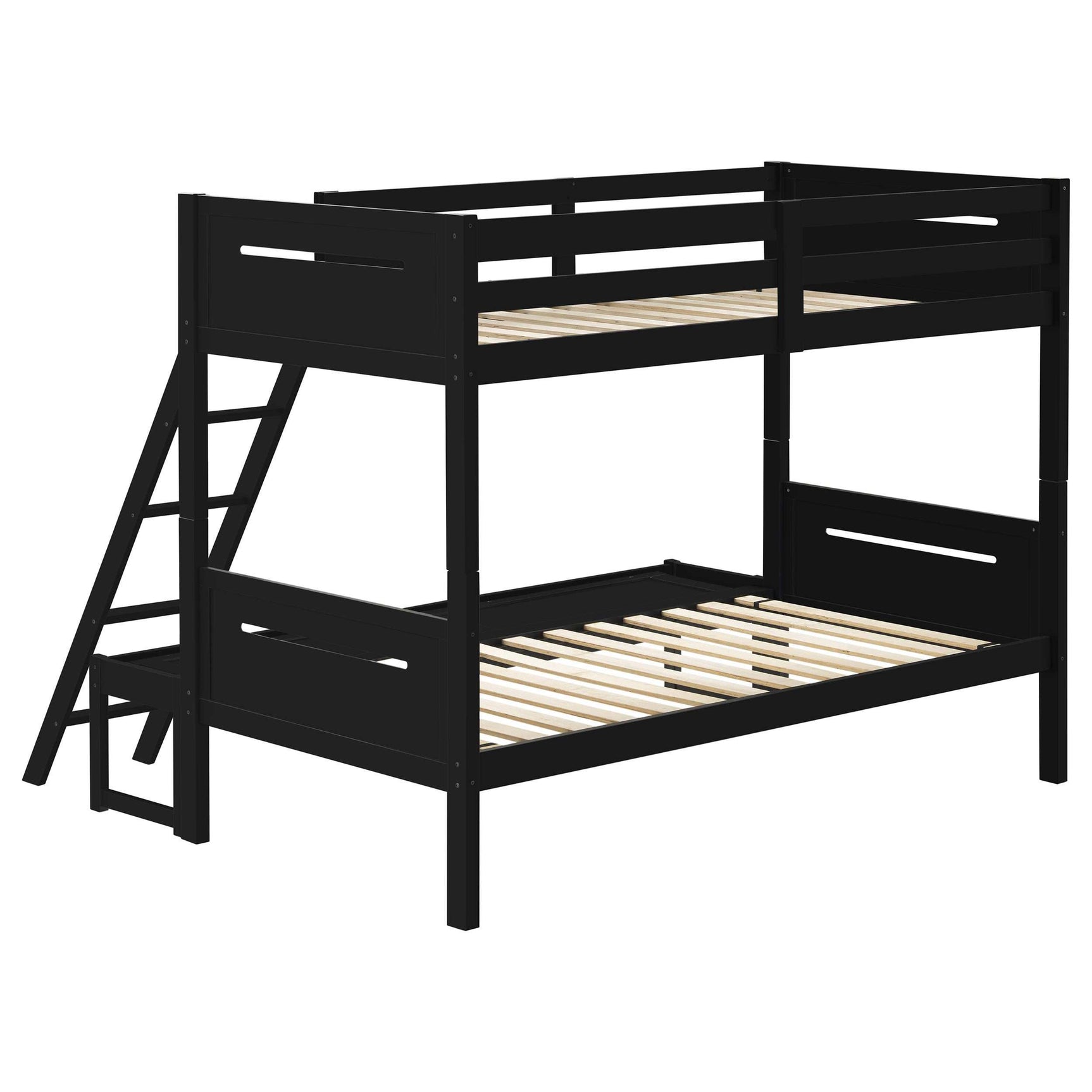 Littleton Black Twin / Full Bunk Bed - Ornate Home