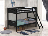 Littleton Black Twin / Twin Bunk Bed - Ornate Home