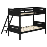Littleton Black Twin / Twin Bunk Bed - Ornate Home