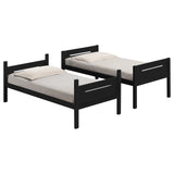 Littleton Black Twin / Twin Bunk Bed - Ornate Home
