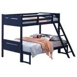 Littleton Blue Twin / Full Bunk Bed - Ornate Home