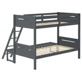 Littleton Grey Twin / Full Bunk Bed - Ornate Home