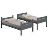Littleton Grey Twin / Twin Bunk Bed - Ornate Home