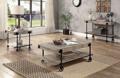 Lobb Natural Tone End Table - Ornate Home
