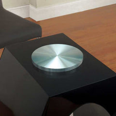 Lodia Black Round Counter Height Table - Ornate Home