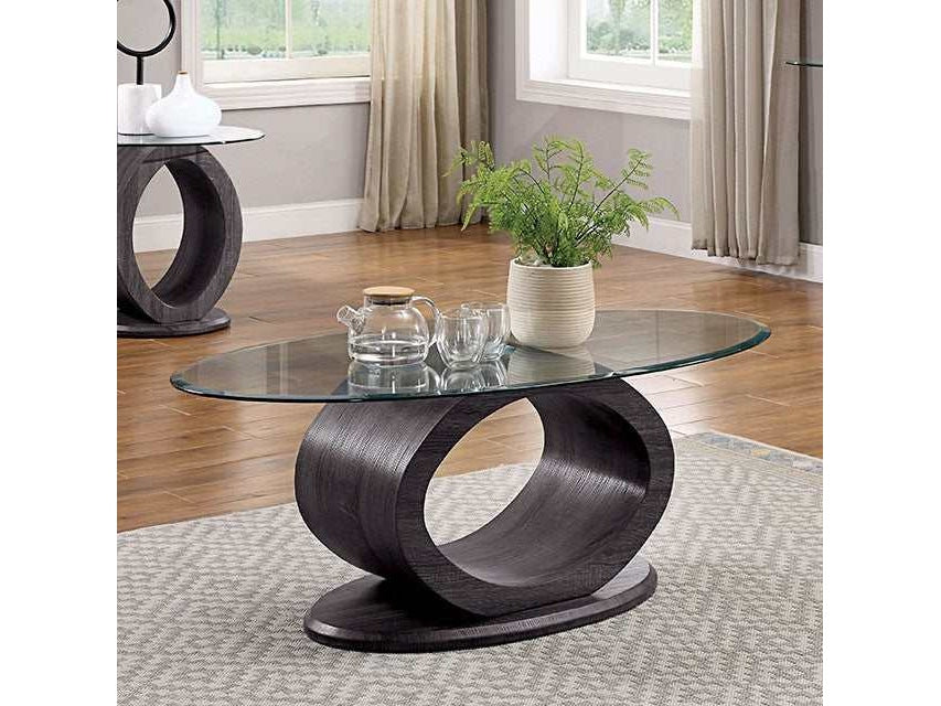 Lodia Gray Coffee Table - Ornate Home