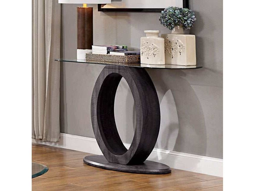 Lodia Gray Sofa Table - Ornate Home