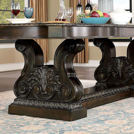Lombardy Walnut Dining Table - Ornate Home