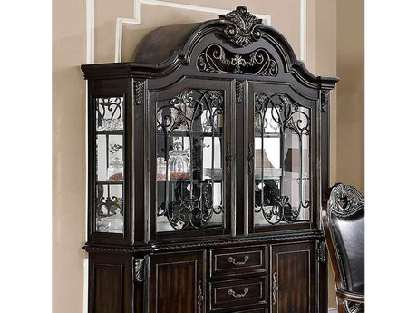 Lombardy Walnut Hutch & Buffet - Ornate Home