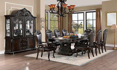 Lombardy Walnut Hutch & Buffet - Ornate Home