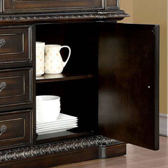 Lombardy Walnut Hutch & Buffet - Ornate Home