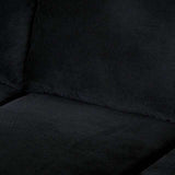 Lomma Black Ottoman - Ornate Home