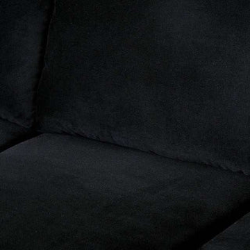 Lomma Black Ottoman - Ornate Home