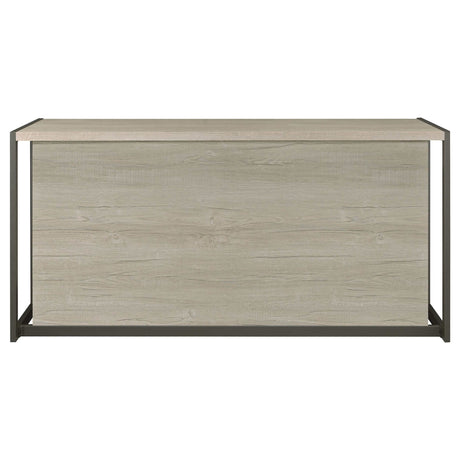 Loomis Whitewashed Grey Computer Desk - Ornate Home