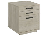 Loomis Whitewashed Grey File Cabinet - Ornate Home