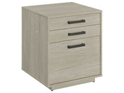 Loomis Whitewashed Grey File Cabinet - Ornate Home