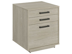 Loomis Whitewashed Grey File Cabinet - Ornate Home