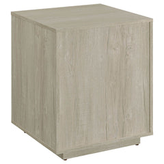 Loomis Whitewashed Grey File Cabinet - Ornate Home