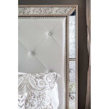 Loraine Champagne California King Bed - Ornate Home